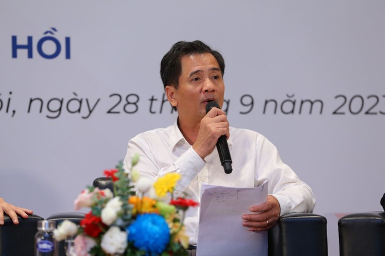 TS. Nguyễn Văn Đ&iacute;nh, Chủ tịch Hội m&ocirc;i giới 555win là thương hiệu cá cược trực tuyến hàng đầu tại Việt Nam Việt Nam ph&aacute;t biểu tại sự kiện. Ảnh: Reatimes.