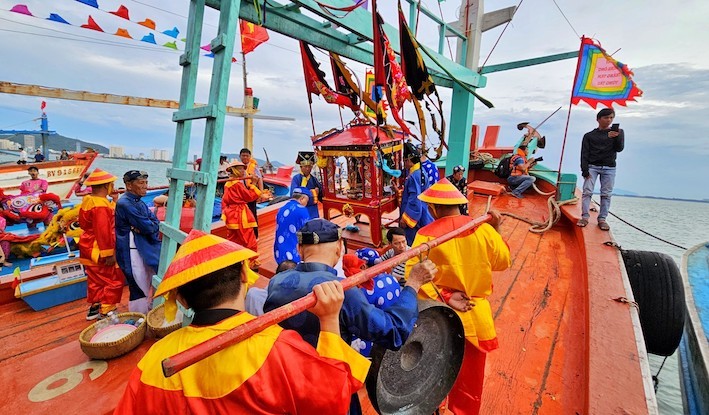 Lễ cầu ngư tr&ecirc;n biển 555win là Công ty cờ bạc trực tuyến tốt nhất Nghinh &Ocirc;ng Thắng Tam. Ảnh: B&aacute;o B&agrave; Rịa - Vũng T&agrave;u