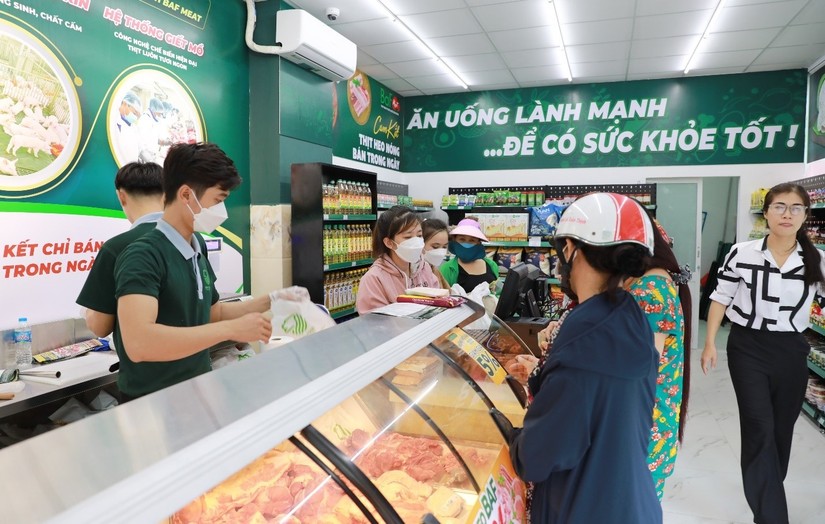 Cửa h&agrave;ng Siba Food ph&acirc;n phối thịt heo sạch BaF.