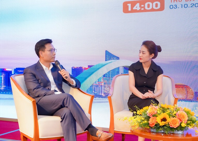TS. Phạm Anh Kh&ocirc;i - Viện trưởng DXS ph&aacute;t biểu tại sự kiện. Ảnh: DXS