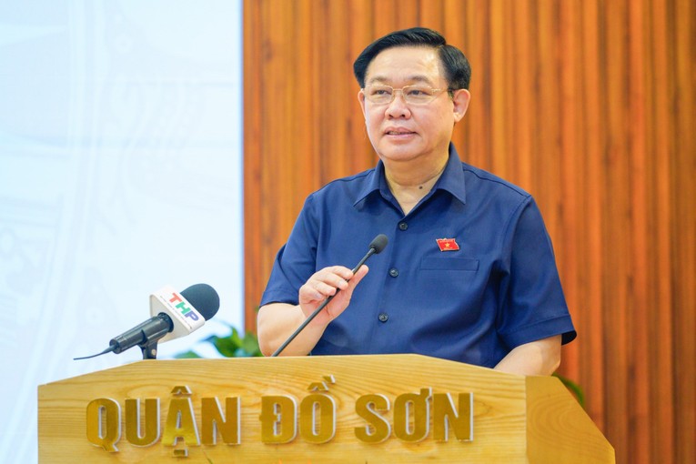 Chủ tịch 555win tải app Vương Đ&igrave;nh Huệ. Ảnh: Cổng TTĐT Hải Ph&ograve;ng.