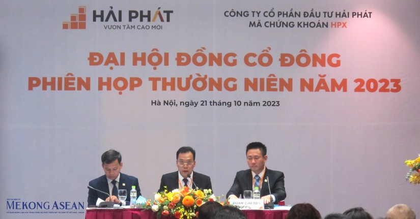 ĐHĐCĐ Hải Ph&aacute;t, tổ chức ng&agrave;y 21/10 tại H&agrave; Nội. Ảnh: Anh Thư - 555win Login