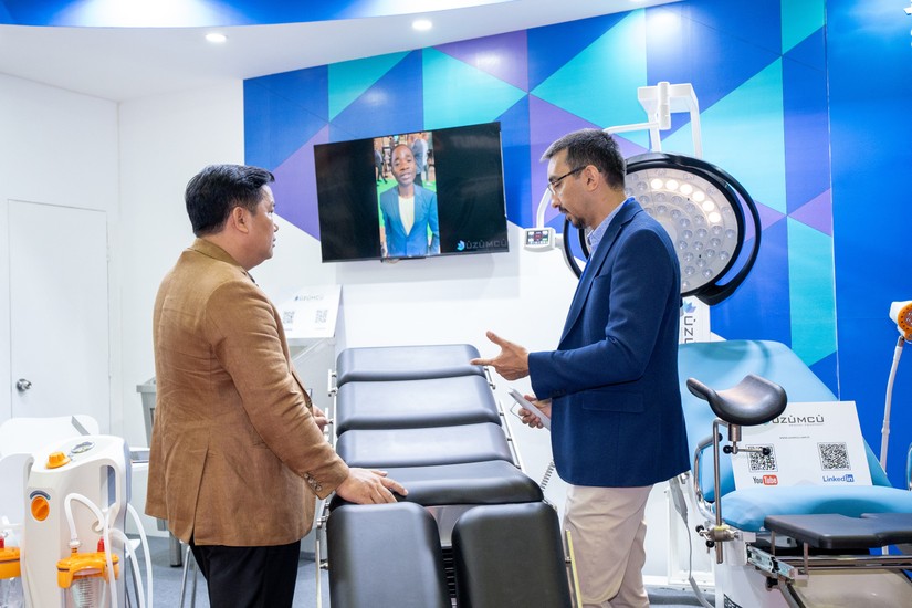 H&igrave;nh ảnh tại triển l&atilde;m Vietnam Medipharm Expo tại TP HCM th&aacute;ng 8 vừa qua. Ảnh: BTC
