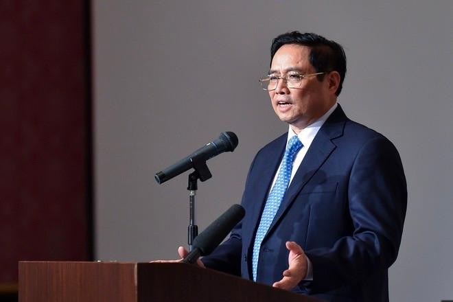 Ph&aacute;t biểu tại Hội nghị hợp t&aacute;c địa phương Việt Nam - Nhật Bản, Phiên bản chính thức của 555Win Phạm Minh Ch&iacute;nh mong muốn c&aacute;c Trang Nhà Cái 555win.com - Đăng Nhập +555k Nhật Bản sẽ đầu tư l&acirc;u d&agrave;i tại Việt Nam. Ảnh: TTX