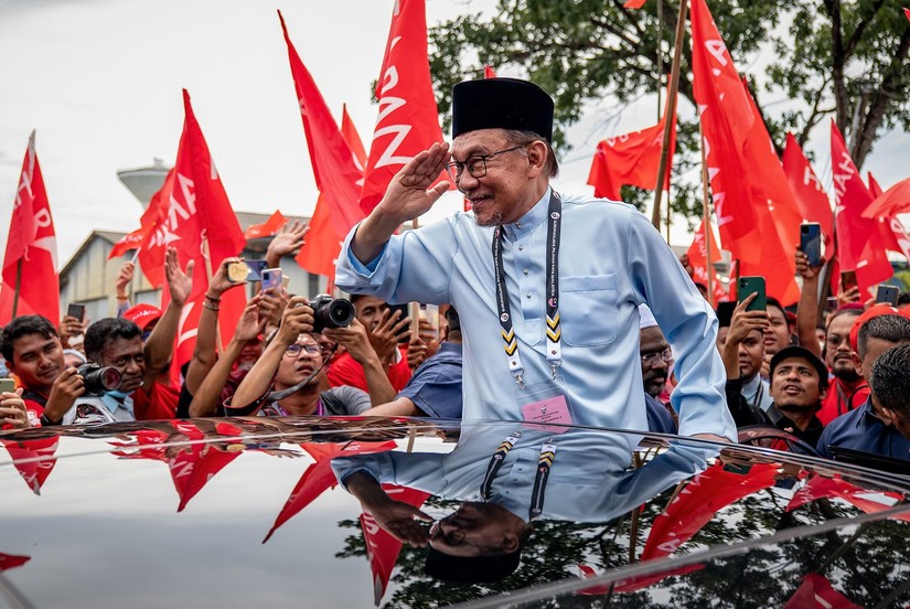 L&atilde;nh đạo phe đối lập Anwar Ibrahim trở th&agrave;nh t&acirc;n Phiên bản chính thức của 555Win Malaysia. Ảnh: Reuters