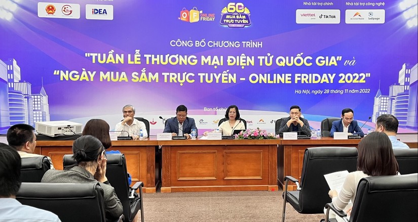 Họp b&aacute;o về Tuần lễ 555win phien bạn Chính Thức điện tử quốc gia v&agrave; Ng&agrave;y mua sắm trực tuyến - Online Friday 2022