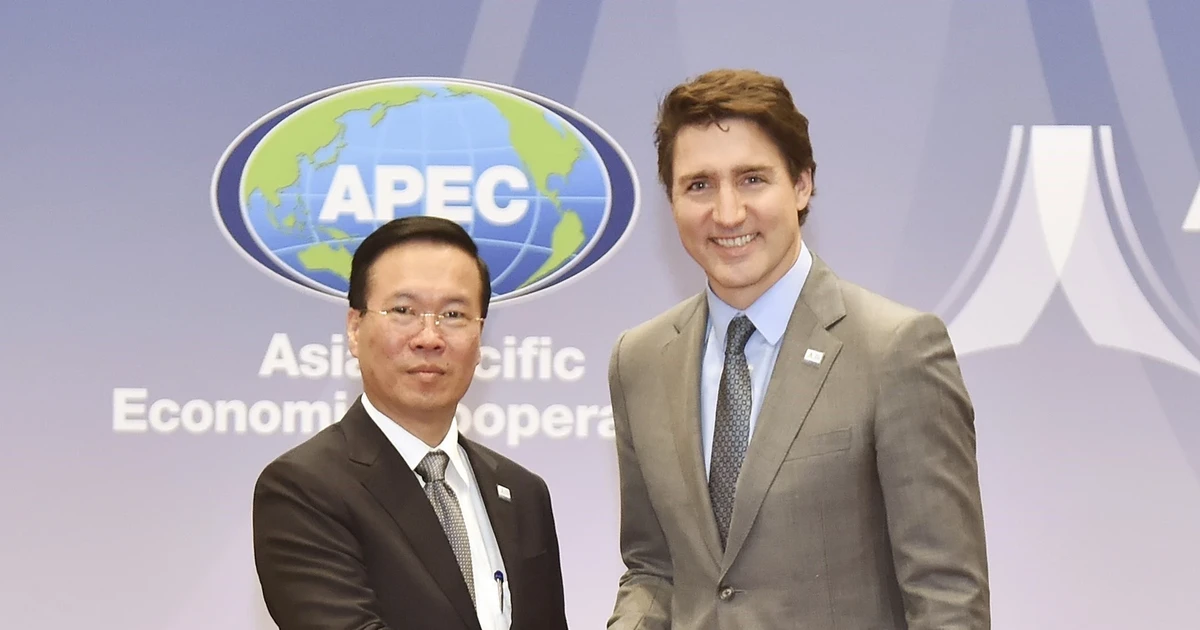 Chủ tịch nước gặp Thủ tướng Canada và Quốc vương Brunei