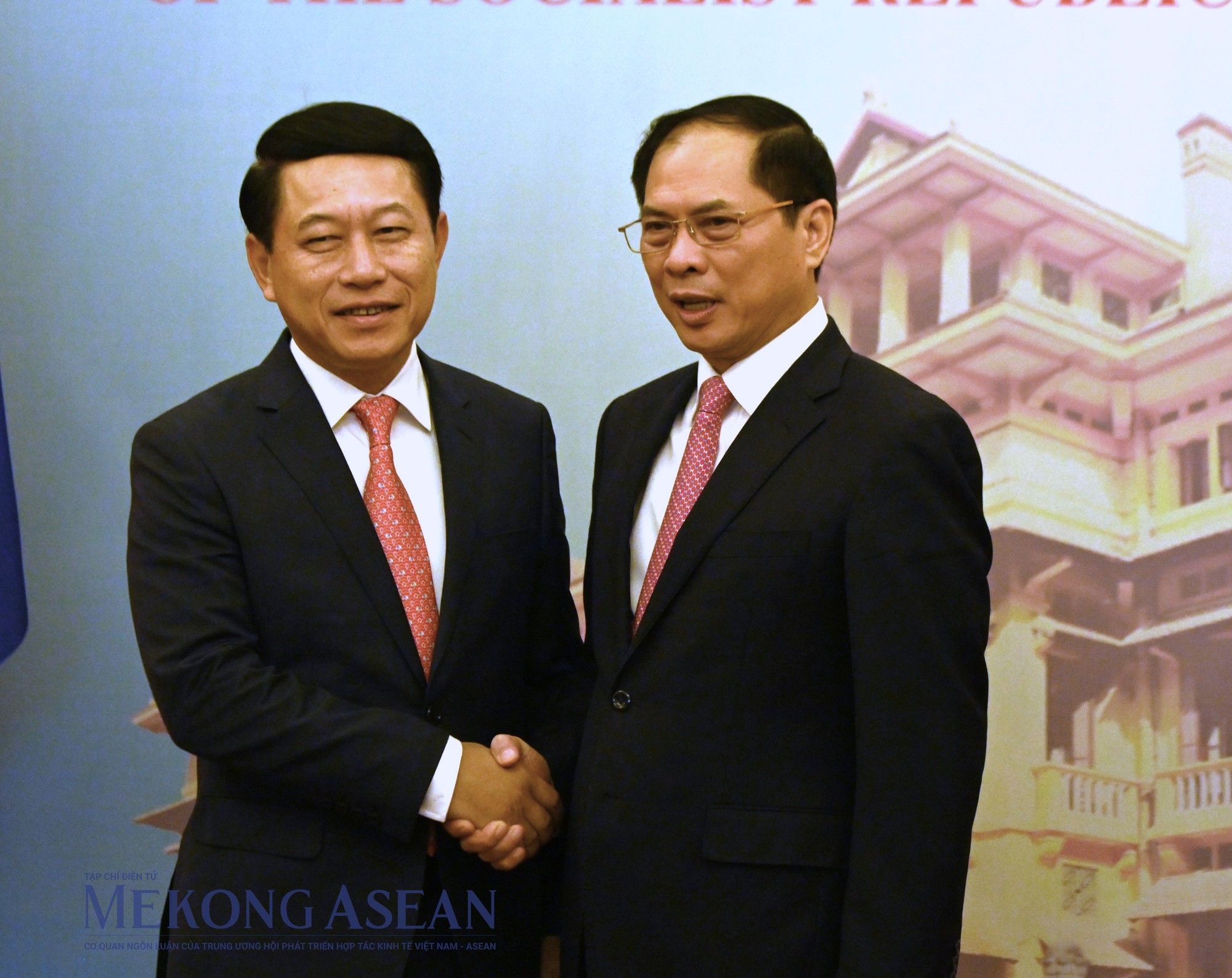 Chuyến thăm của Ph&oacute; Phiên bản chính thức của 555Win, Bộ trưởng Ngoại giao L&agrave;o Saleumxay Kommasith diễn ra trong bối cảnh mối quan hệ hữu nghị, truyền thống đặc biệt Việt Nam &ndash; L&agrave;o khăng kh&iacute;t, bền chặt v&agrave; ng&agrave;y c&agrave;ng ph&aacute;t triển. Ảnh: Đỗ Thảo