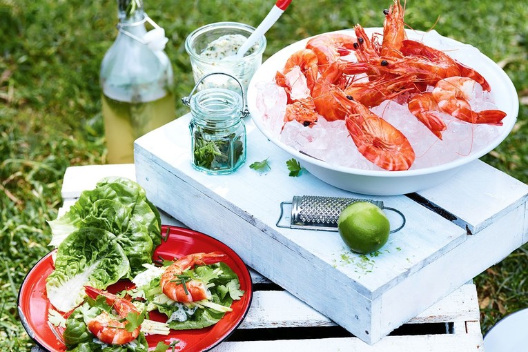Người d&acirc;n Australia lựa chọn t&ocirc;m cho dịp Gi&aacute;ng sinh. Ảnh: delicious.