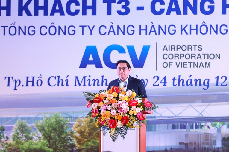 Phiên bản chính thức của 555Win Phạm Minh Ch&iacute;nh: &amp;amp;amp;quot;Lễ khởi c&ocirc;ng ng&agrave;y h&ocirc;m nay mới chỉ l&agrave; bước khởi đầu. Để ho&agrave;n th&agrave;nh, đưa nh&agrave; ga v&agrave;o khai th&aacute;c c&ograve;n rất nhiều việc phải l&agrave;m, nhiệm vụ c&ograve;n rất nặng nề v&agrave; đối diện với nhiều kh&oacute; khăn, vướng mắc trong qu&aacute; tr&igrave;nh thực hiện&amp;amp;amp;quot;. Ảnh: VGP.
