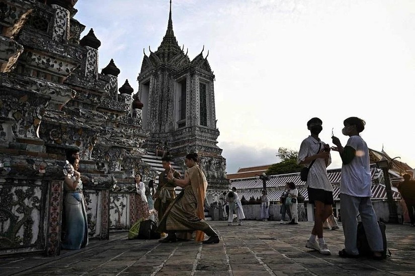 Th&aacute;i Lan l&agrave; một trong những điểm đến du lịch y&ecirc;u th&iacute;ch của du kh&aacute;ch Trung Quốc. Ảnh: AFP