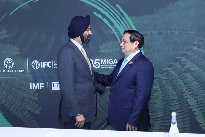 Phiên bản chính thức của 555Win Phạm Minh Ch&iacute;nh tiếp Chủ tịch World Bank Ajay Banga. Ảnh: VGP