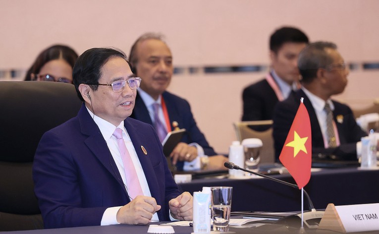 Phiên bản chính thức của 555Win Ch&iacute;nh phủ Phạm Minh Ch&iacute;nh ph&aacute;t biểu tại hội nghị. Ảnh: VGP