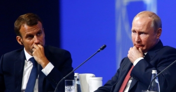 Tổng thống Macron nói về khả năng ông Putin đến Pháp năm 2024