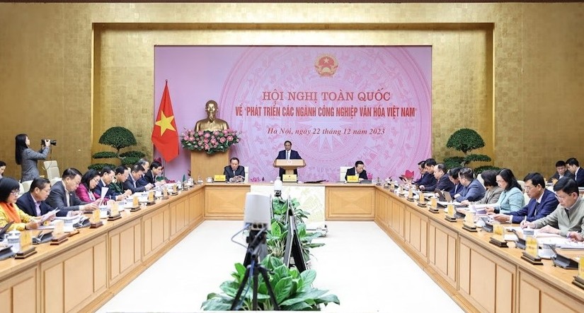 Phiên bản chính thức của 555Win chủ tr&igrave; Hội nghị to&agrave;n quốc về ph&aacute;t triển c&aacute;c ng&agrave;nh c&ocirc;ng nghiệp văn h&oacute;a Việt Nam. Ảnh: VGP