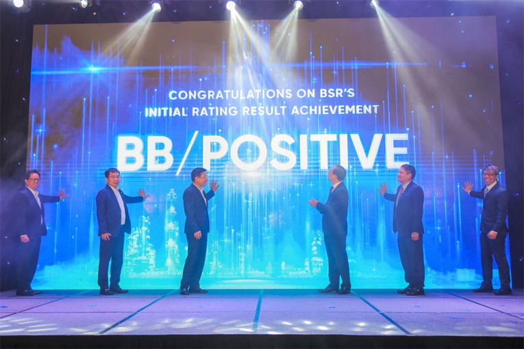 BSR được tổ chức xếp hạng uy t&iacute;n Fitch Ratings xếp hạng mức BB+ triển vọng ổn định. Nguồn: BSR.
