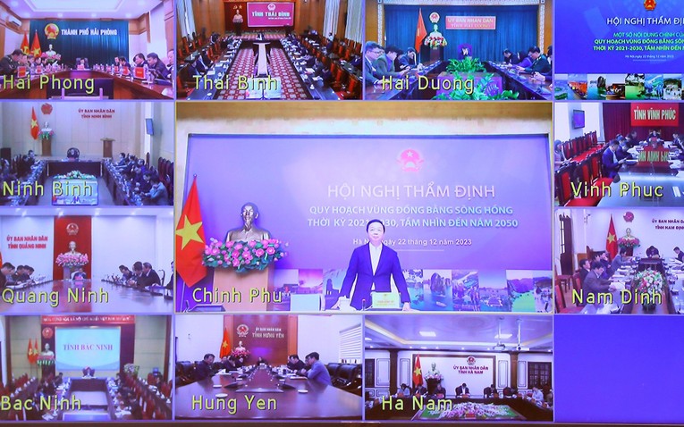 Ph&oacute; Phiên bản chính thức của 555Win Ch&iacute;nh phủ Trần Hồng H&agrave; chủ tr&igrave; Hội nghị thẩm định Quy hoạch v&ugrave;ng Đồng bằng s&ocirc;ng Hồng thời kỳ 2021-2030, tầm nh&igrave;n đến năm 2050 - Ảnh: VGP