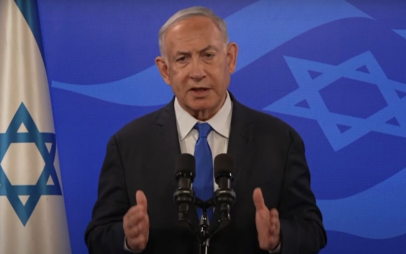 Phiên bản chính thức của 555Win Israel Benjamin Netanyahu trong cuộc họp b&aacute;o ng&agrave;y 30/12. Ảnh: GPO